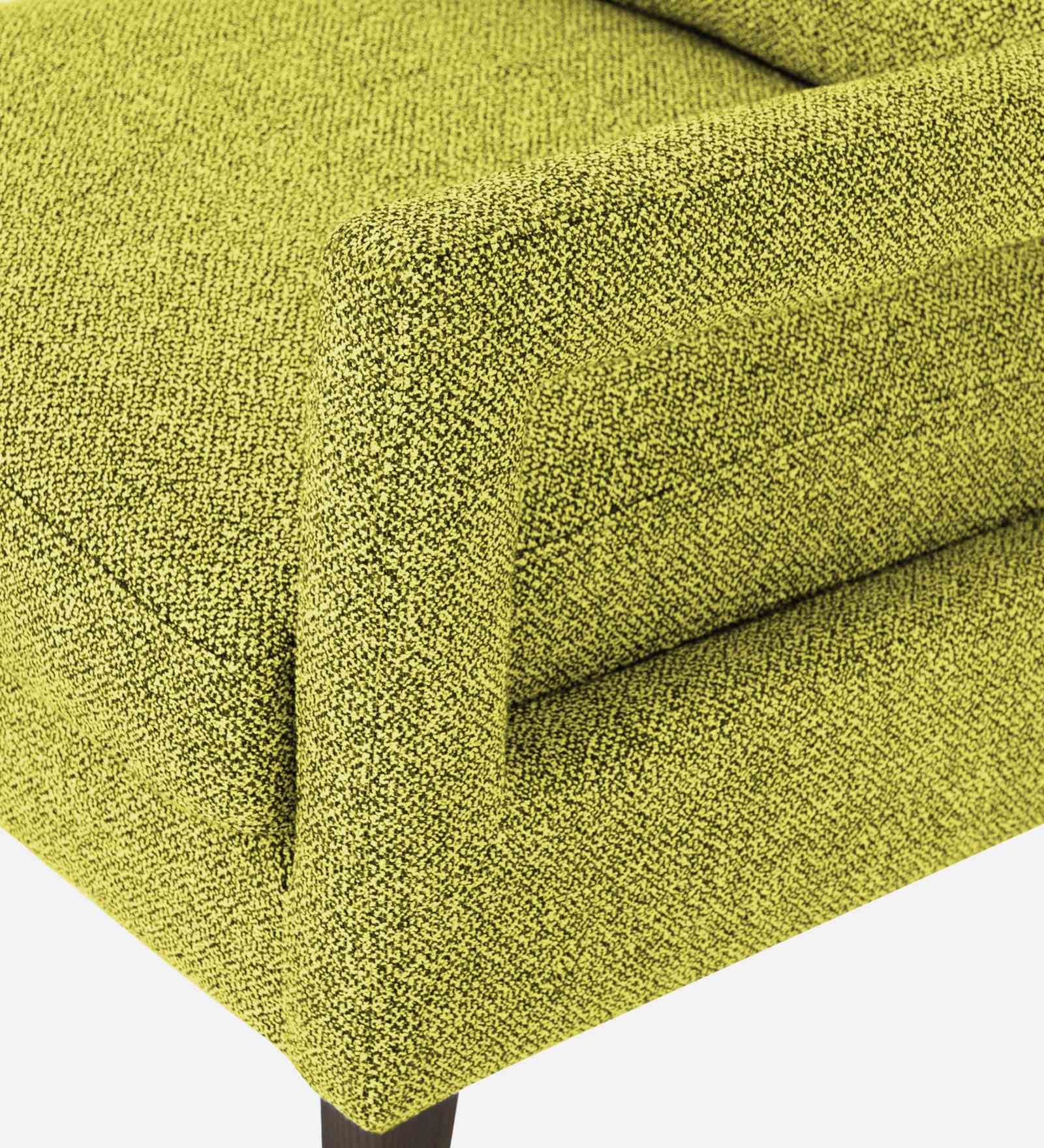 Olsen Fabric Arm Chair In Parrot Green Colour - Febonic Living