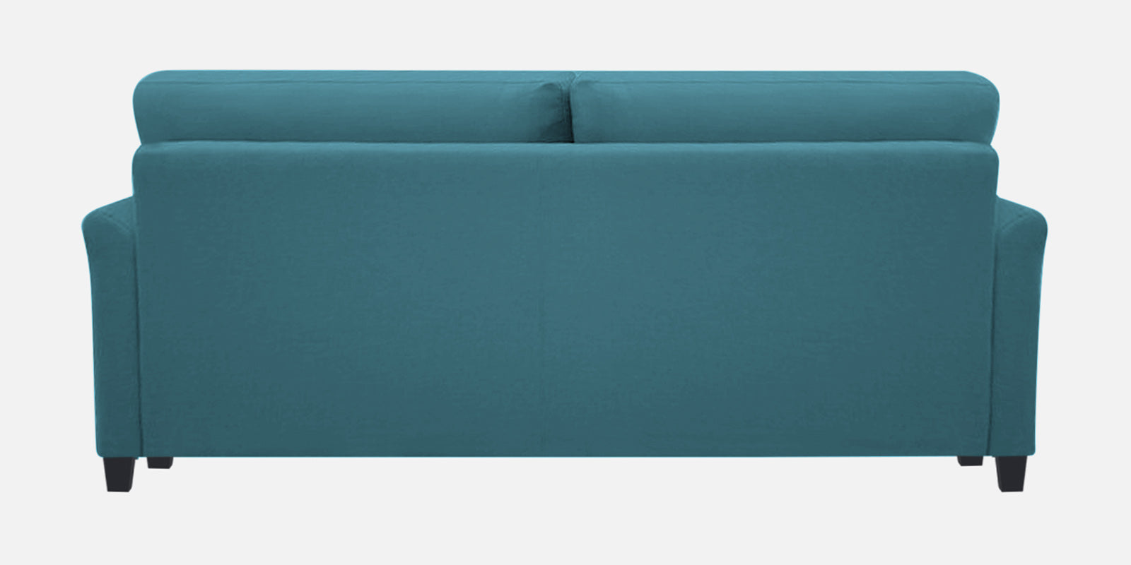 Daroo Velvet 3 Seater Sofa In Aqua Blue Colour - Febonic Living