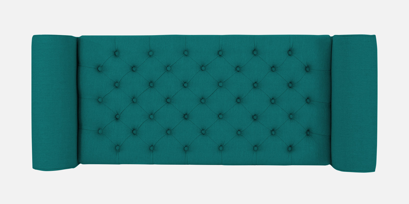 Nowia Fabric 2 Seater Recamier In Sea Green Colour With Storage - Febonic Living