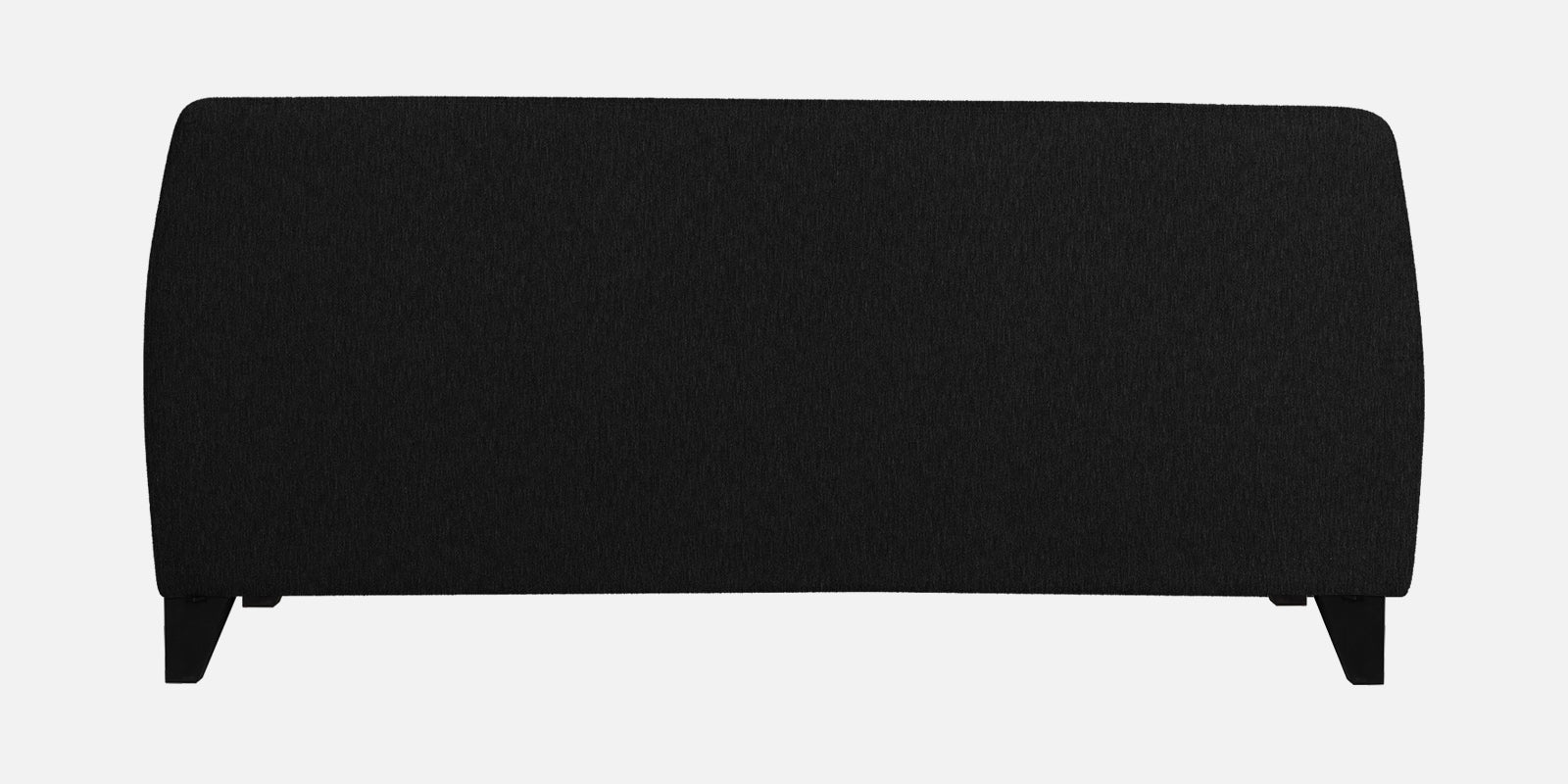Melaan Fabric 3 Seater Sofa In Zed Black Colour - Febonic Living