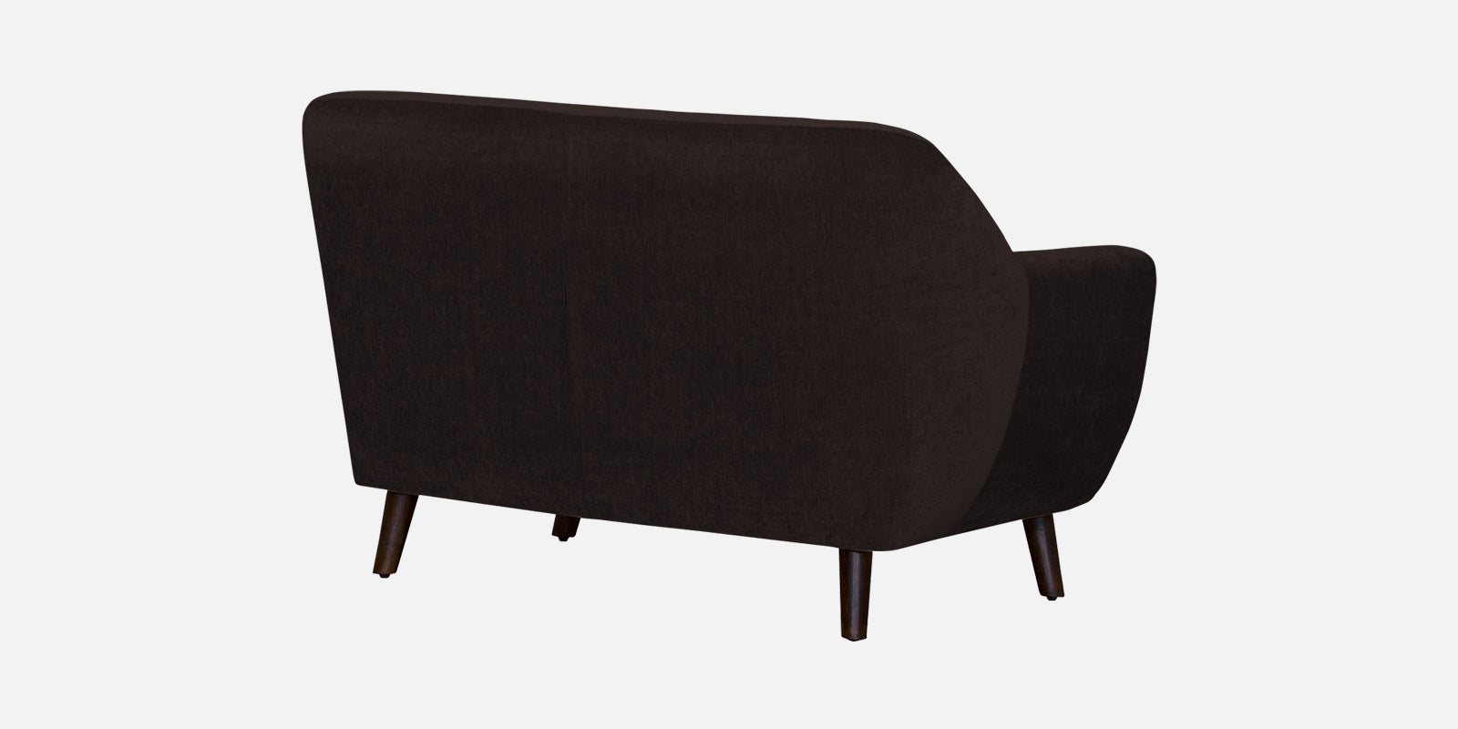 German Fabric 2 Seater Sofa In Dark Brown Colour - Febonic Living