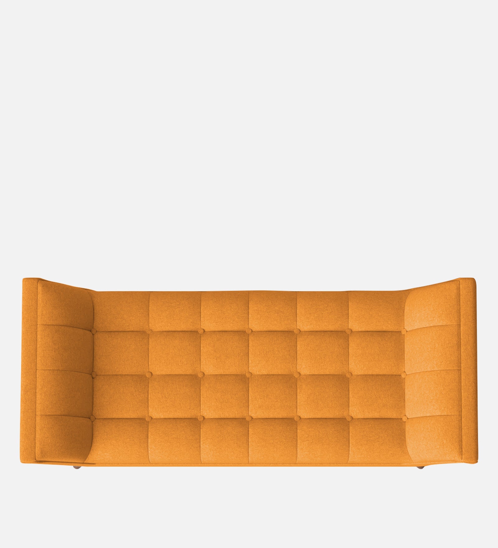 Cartes Velvet Bench In Tangerine Orange Colour - Febonic Living