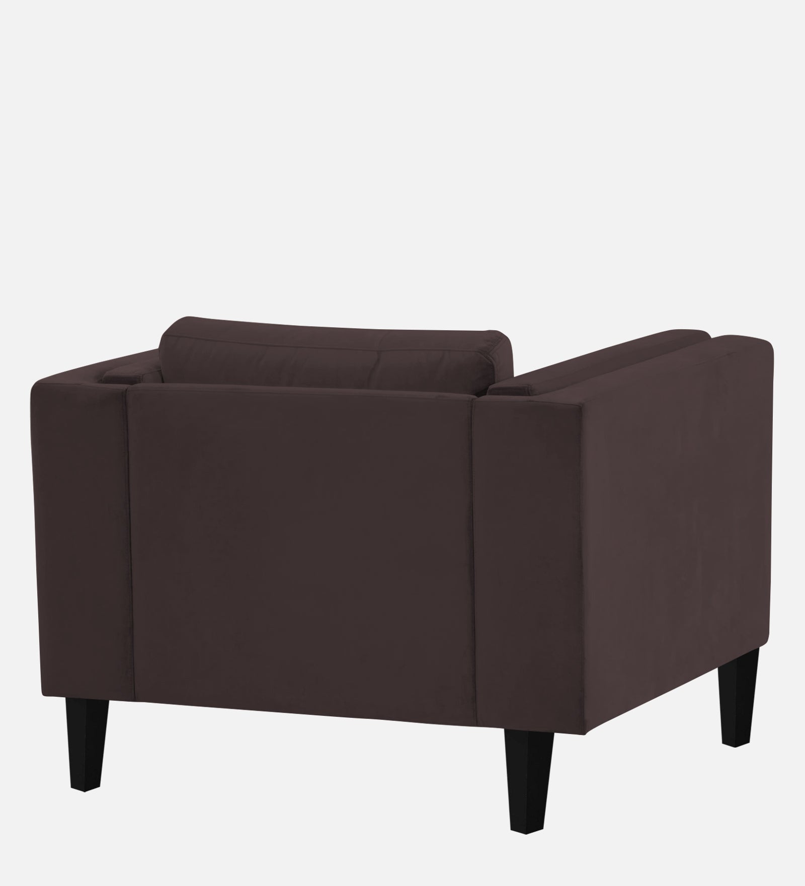 Jasper Velvet 1 Seater Sofa In Mocha Brown Colour - Febonic Living