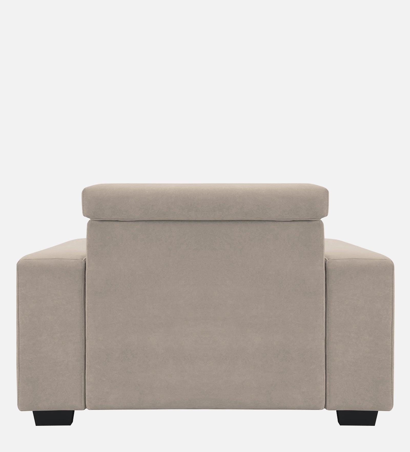 Hiro Fabric 1 Seater Sofa In Oat Beige Colour - Febonic Living