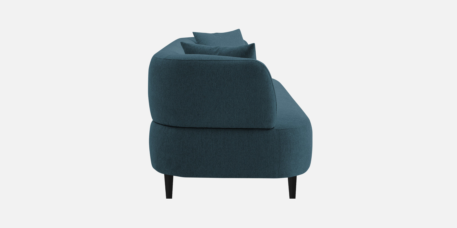Carson Fabric 3 Seater Sofa In Harbour Blue Colour - Febonic Living
