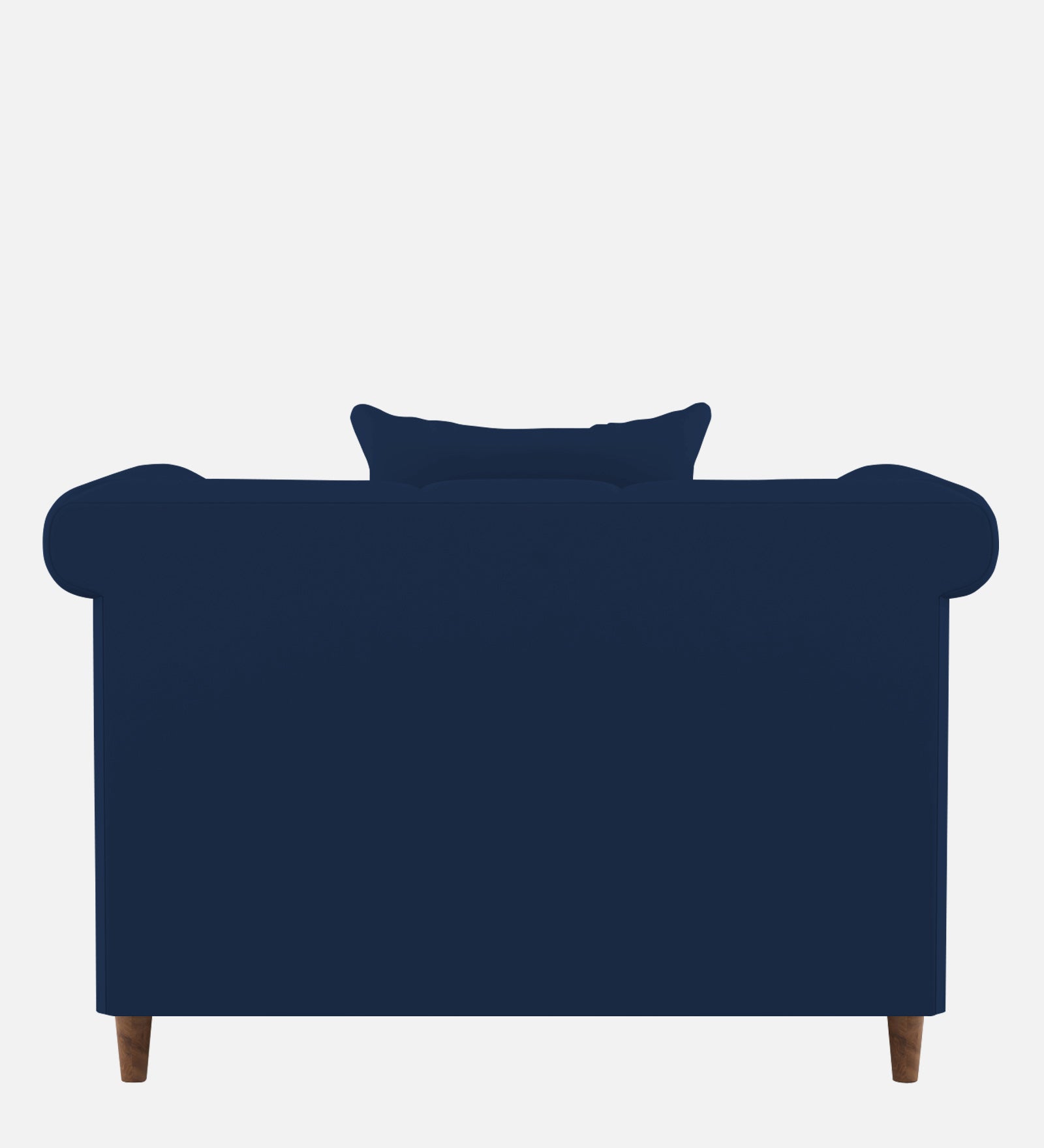 Rubi Velvet 1 Seater Sofa In Imperial Blue Colour - Febonic Living