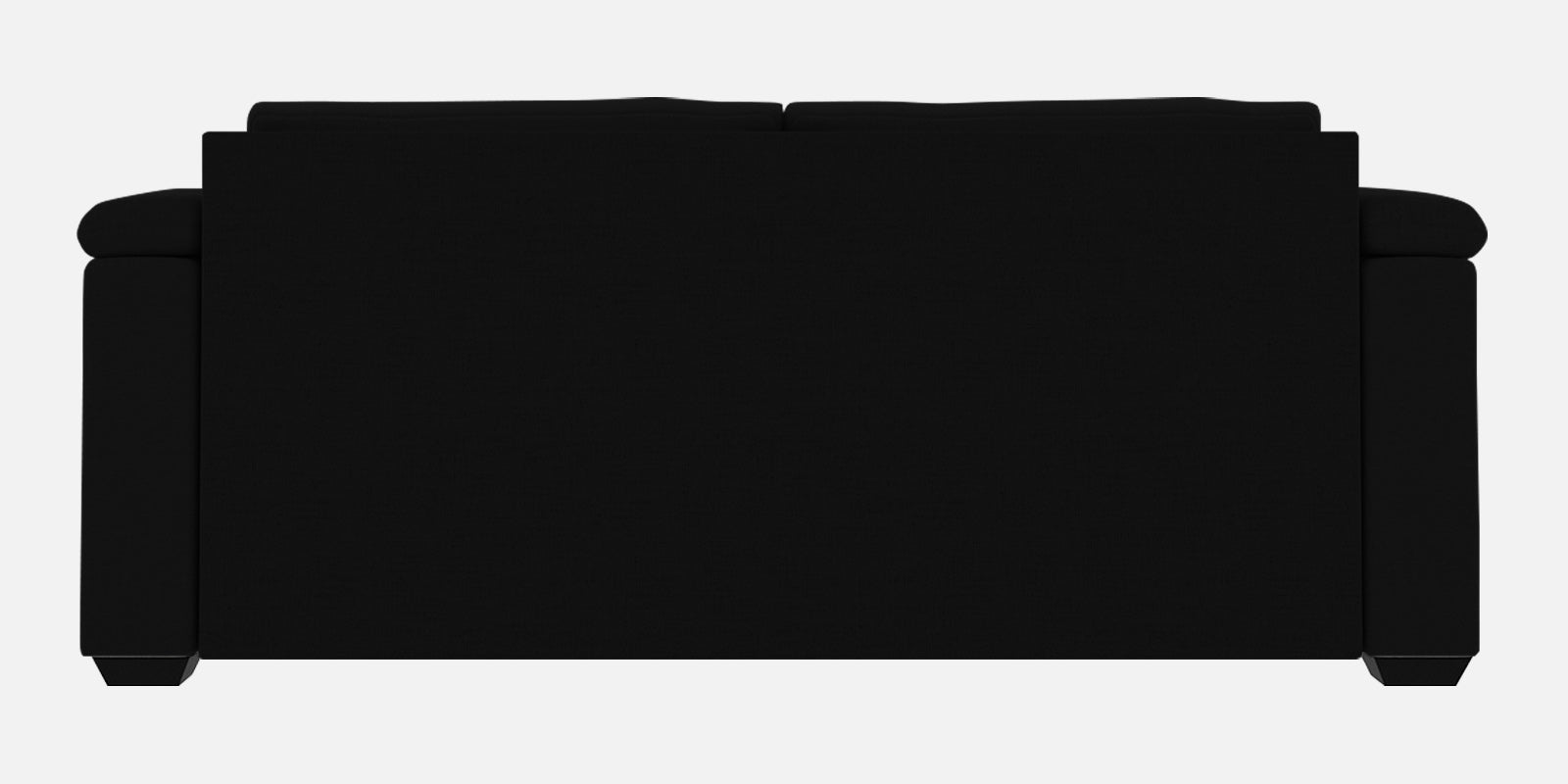 Andres Fabric 3 Seater Sofa In Heather Black Colour - Febonic Living