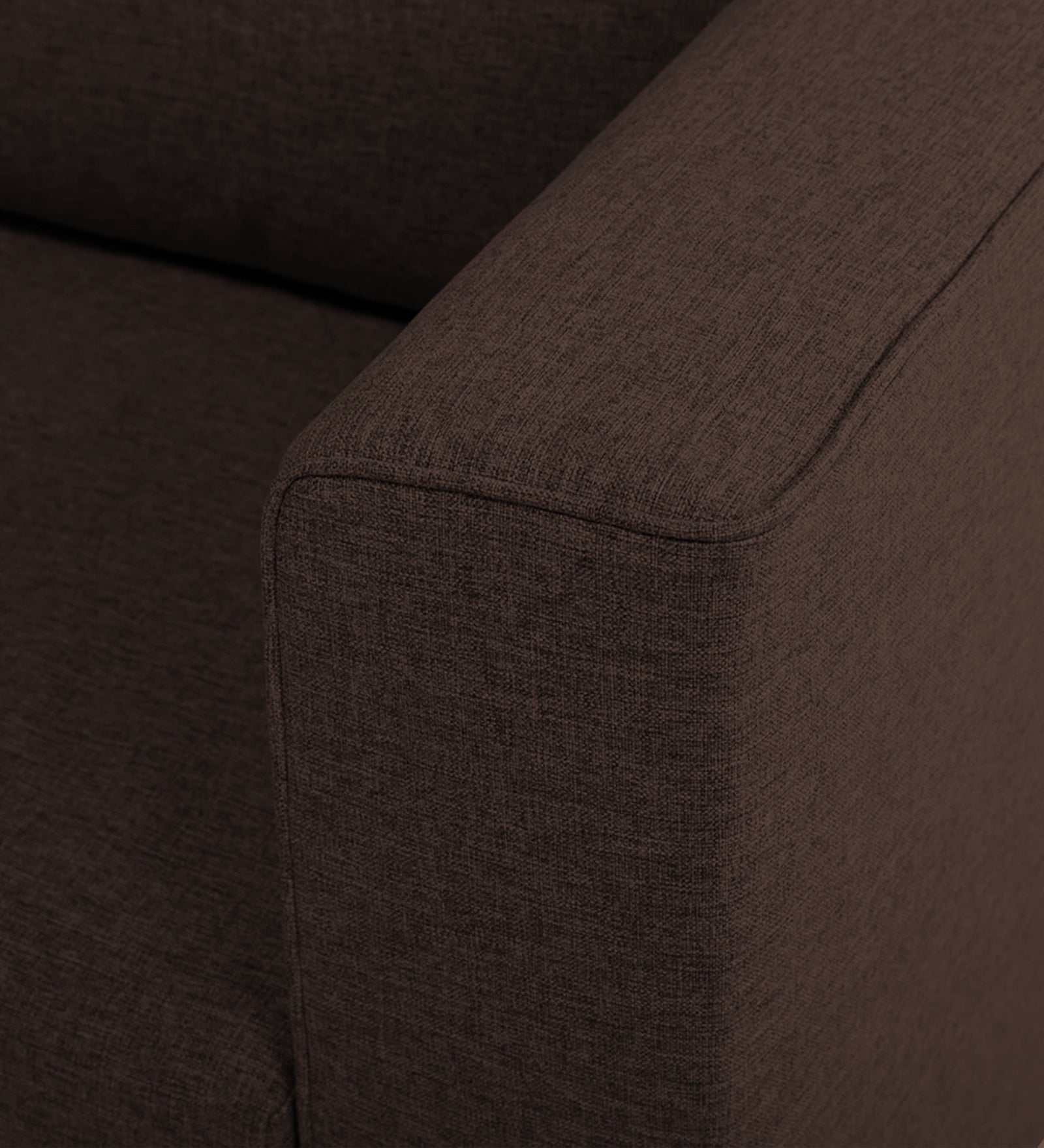 Kenia Fabric 1 Seater Foldable Sofa Cum Bed In Coffee Brown Colour - Febonic Living