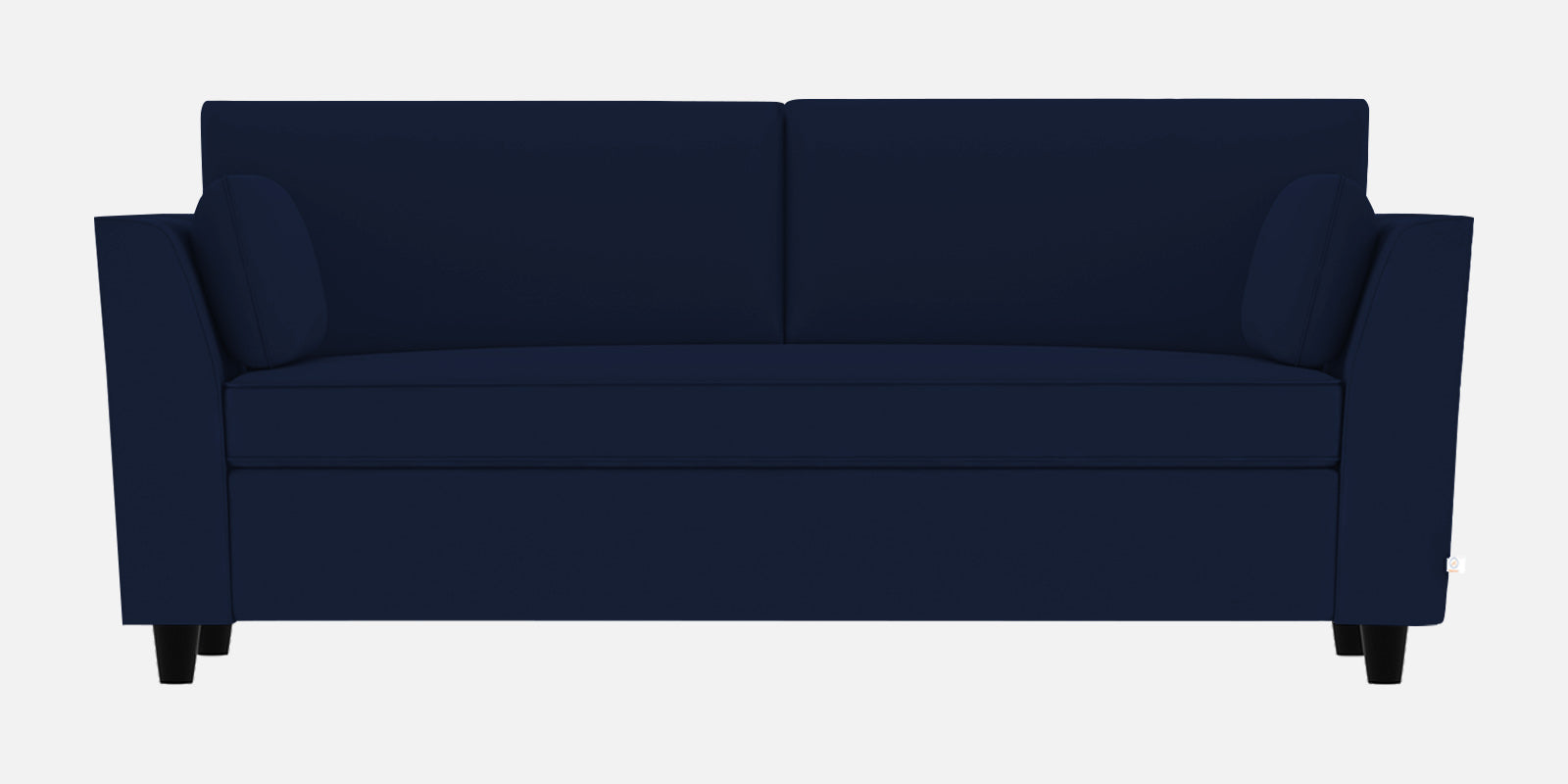 Bristo Velvet 3 Seater Sofa In Indigo Blue Colour With Storage - Febonic Living