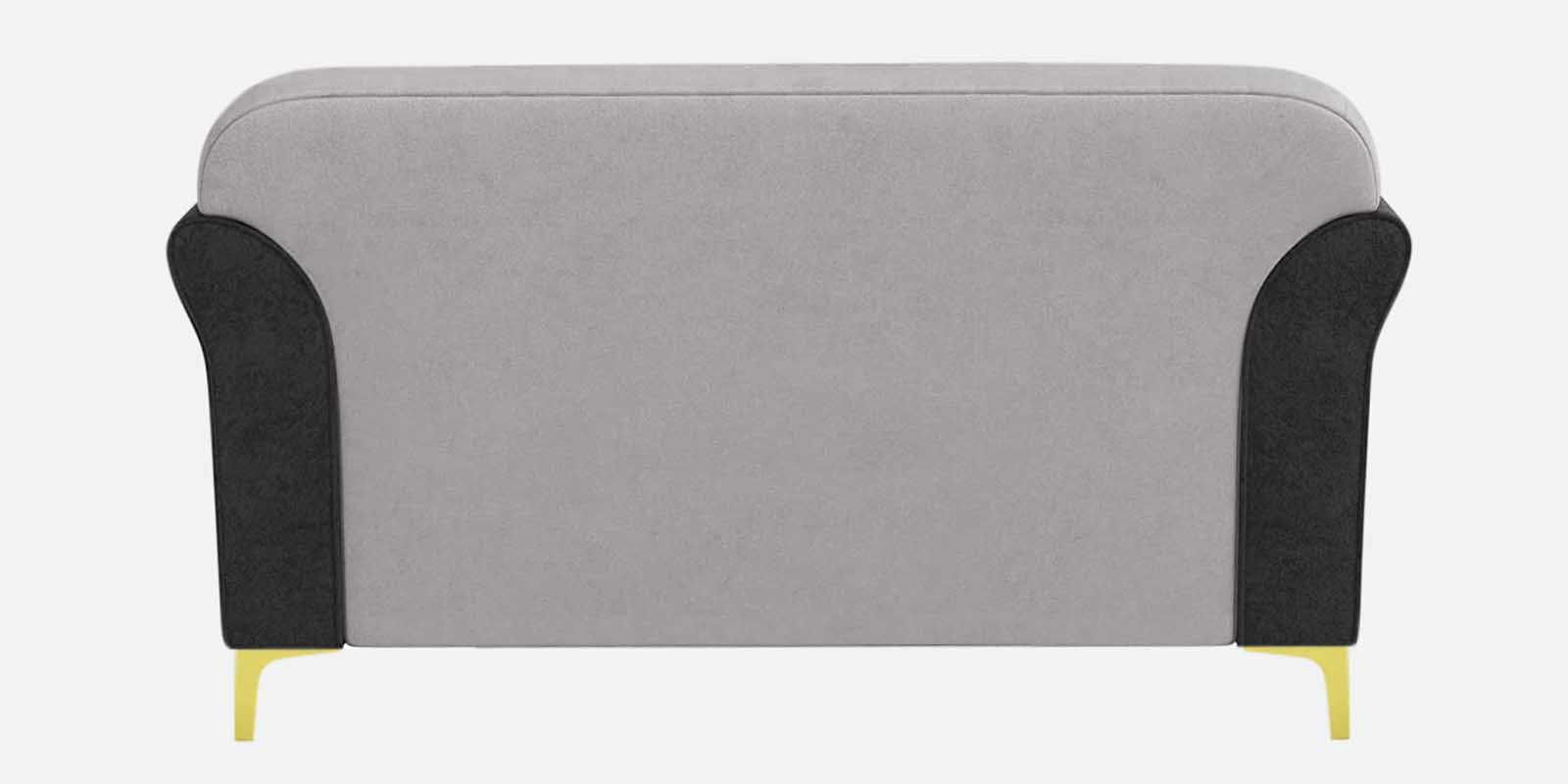 Jordan Velvet 2 Seater Sofa In Adam Black And Concreate Grey Colour - Febonic Living