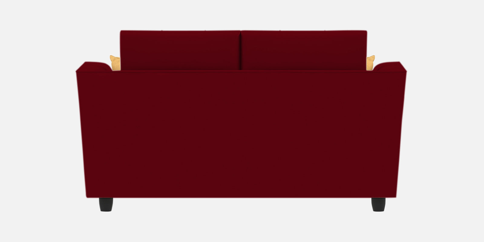 Nestin Velvet 2 Seater Sofa in Cherry red Colour