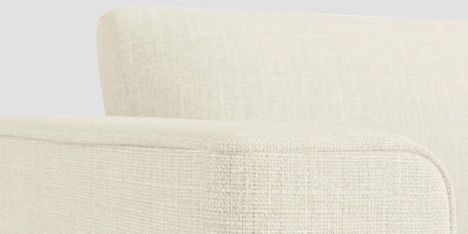 Kenia Fabric 2 Seater Foldable Sofa Cum Bed In Ivory cream Colour - Febonic Living