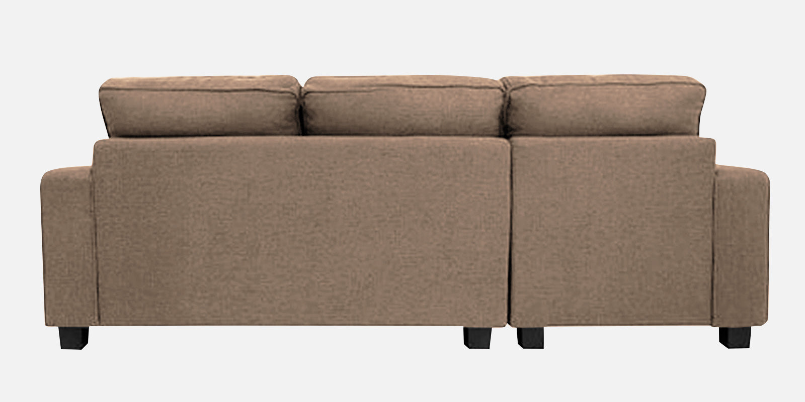 Ladybug Fabric LHS Sectional Sofa (2+Lounger) In Cookie Beige Colour - Febonic Living