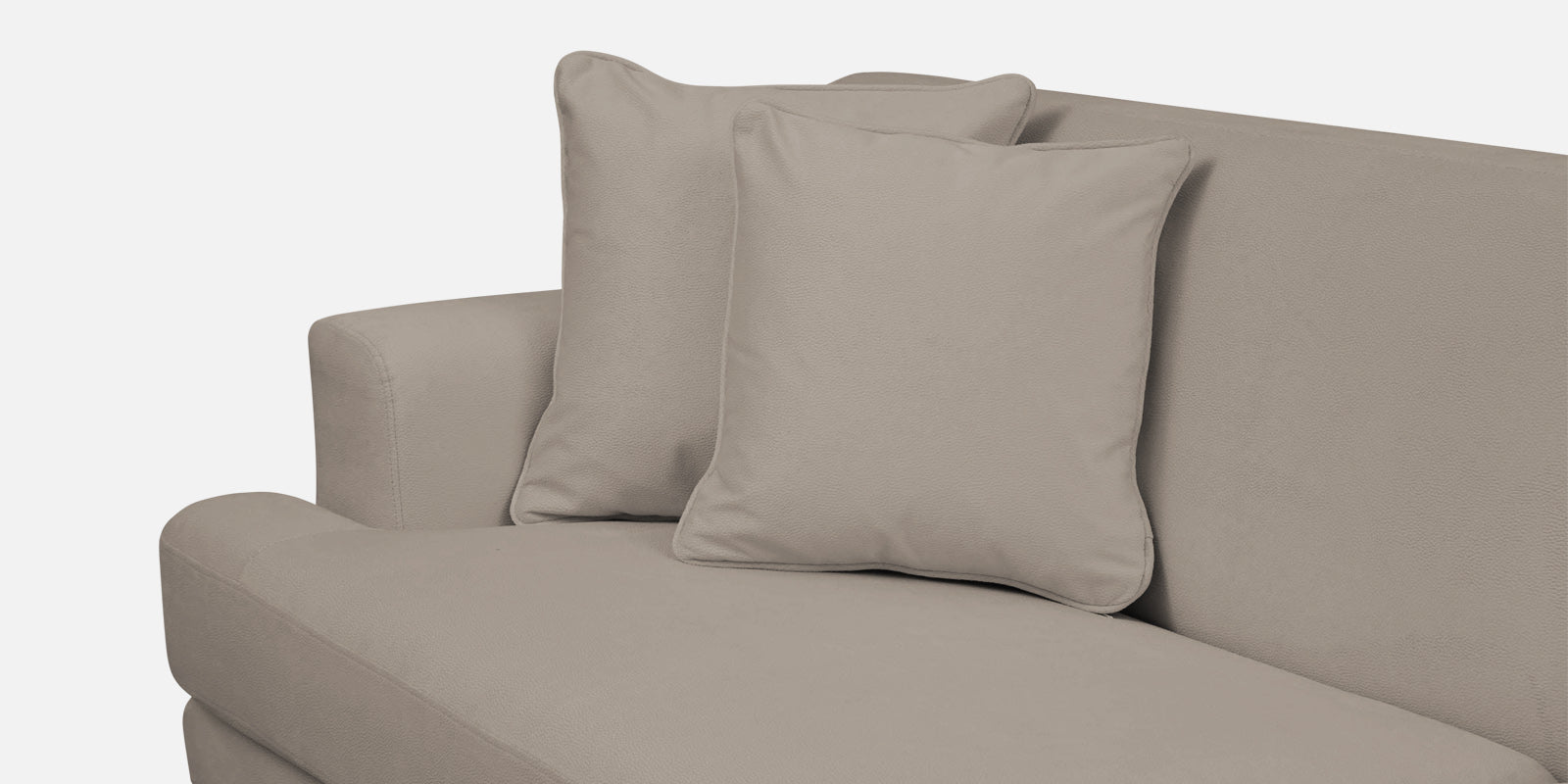 Woody Fabric 2 Seater Sofa In Oat Beige Colour - Febonic Living