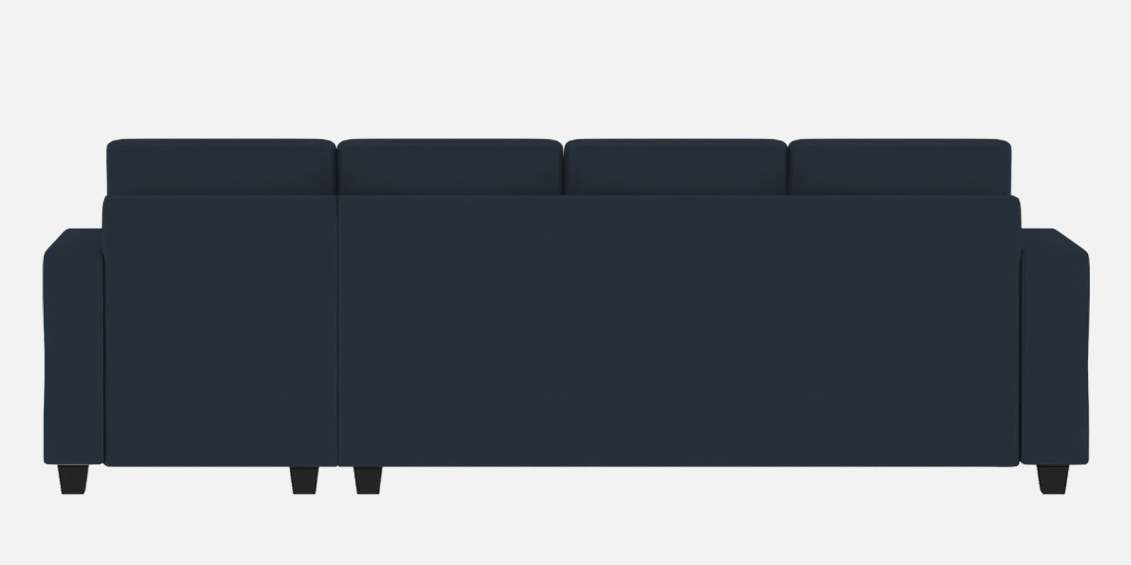 Nabi Fabric LHS Sectional Sofa (3+Lounger) In Denim Blue Colour - Febonic Living