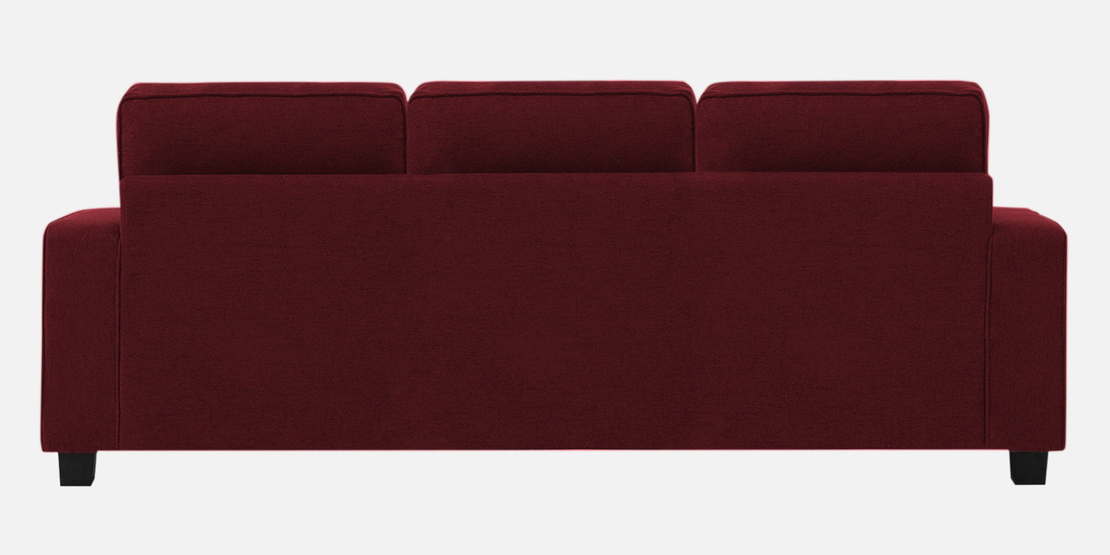 Ladybug Fabric 3 Seater Sofa In Blood Maroon Colour - Febonic Living