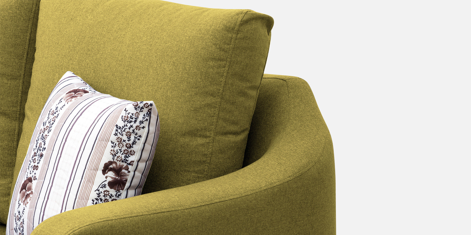 Kevin Fabric 2 Seater Sofa In Parrot Green Colour - Febonic Living