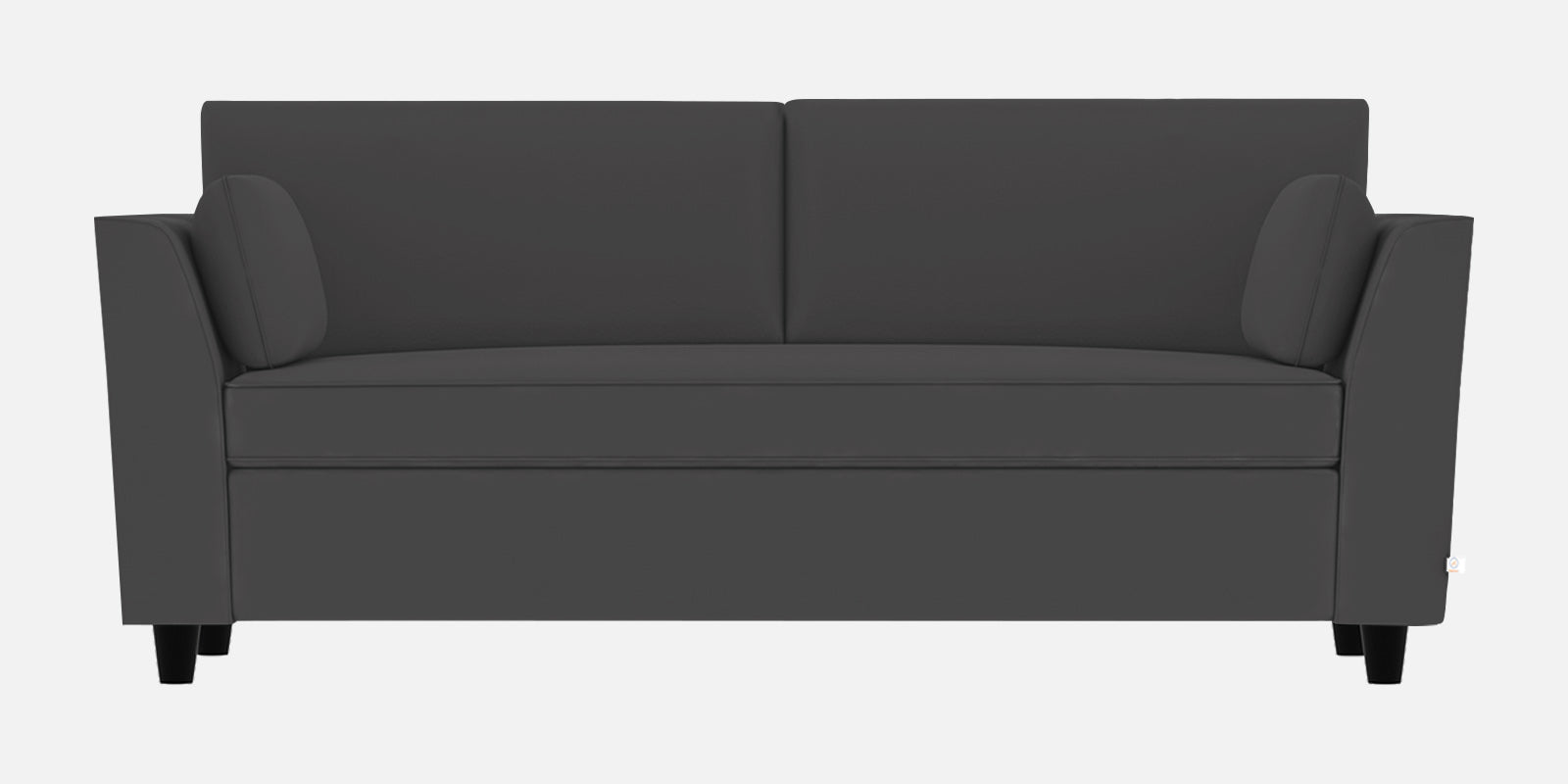 Bristo Velvet 3 Seater Sofa In Davy Grey Colour With Storage - Febonic Living