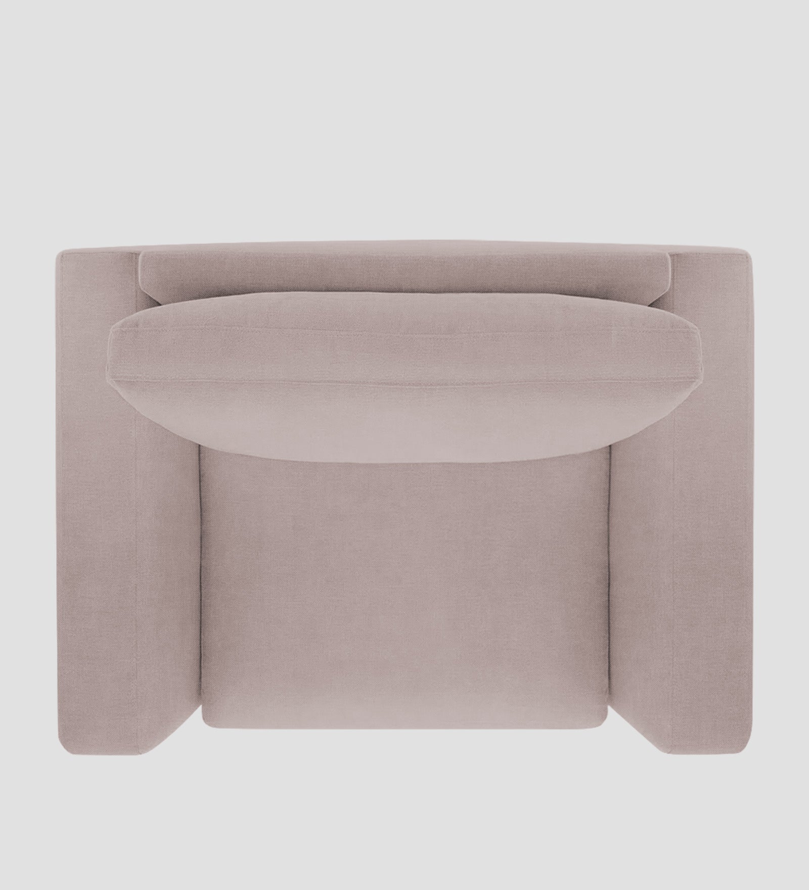 Esha Fabric 1 Seater Sofa In Almond Beige Colour - Febonic Living