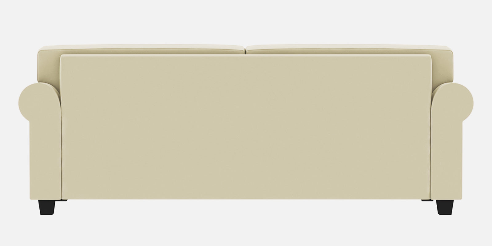 Numonk Velvet 3 Seater Sofa In Warm White Colour - Febonic Living