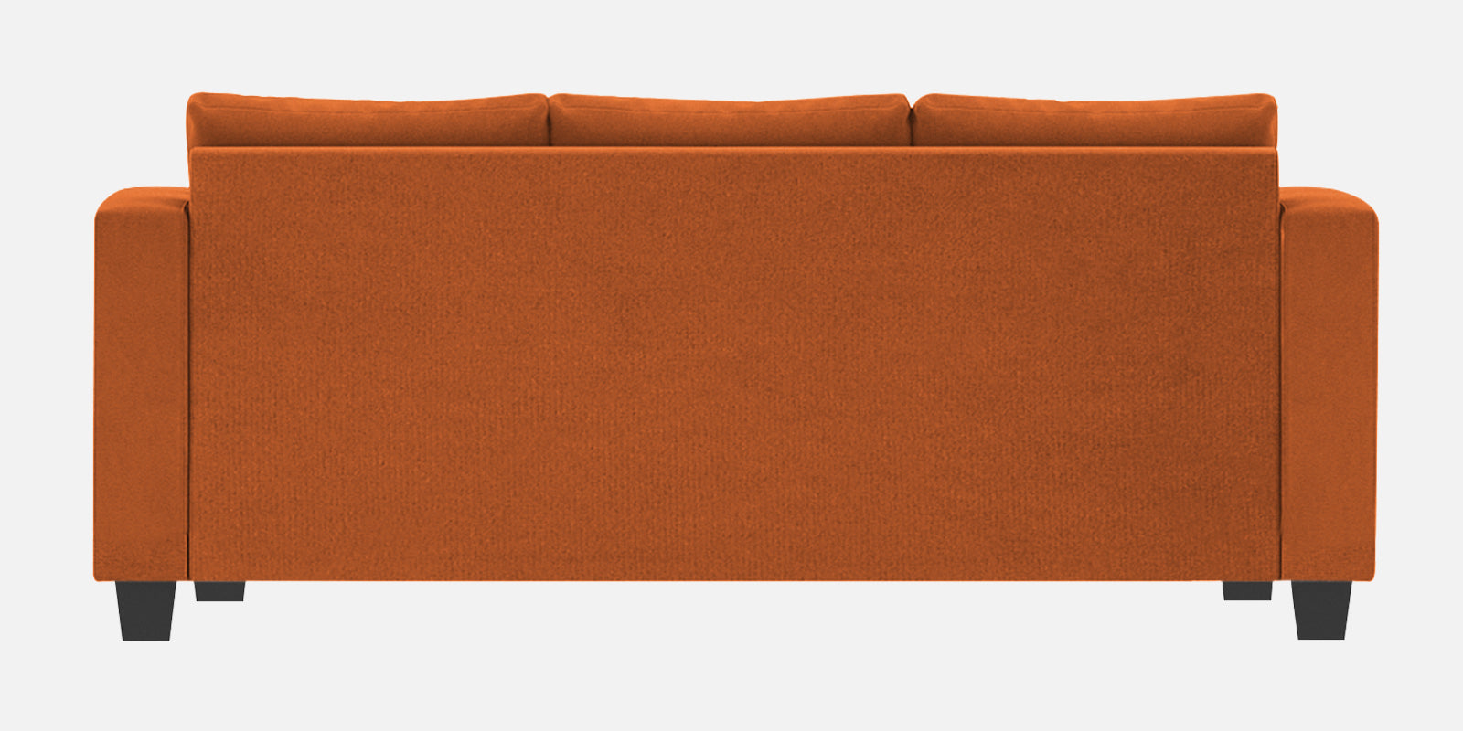 Nabi Fabric 3 Seater Sofa In Vivid Orange Colour - Febonic Living