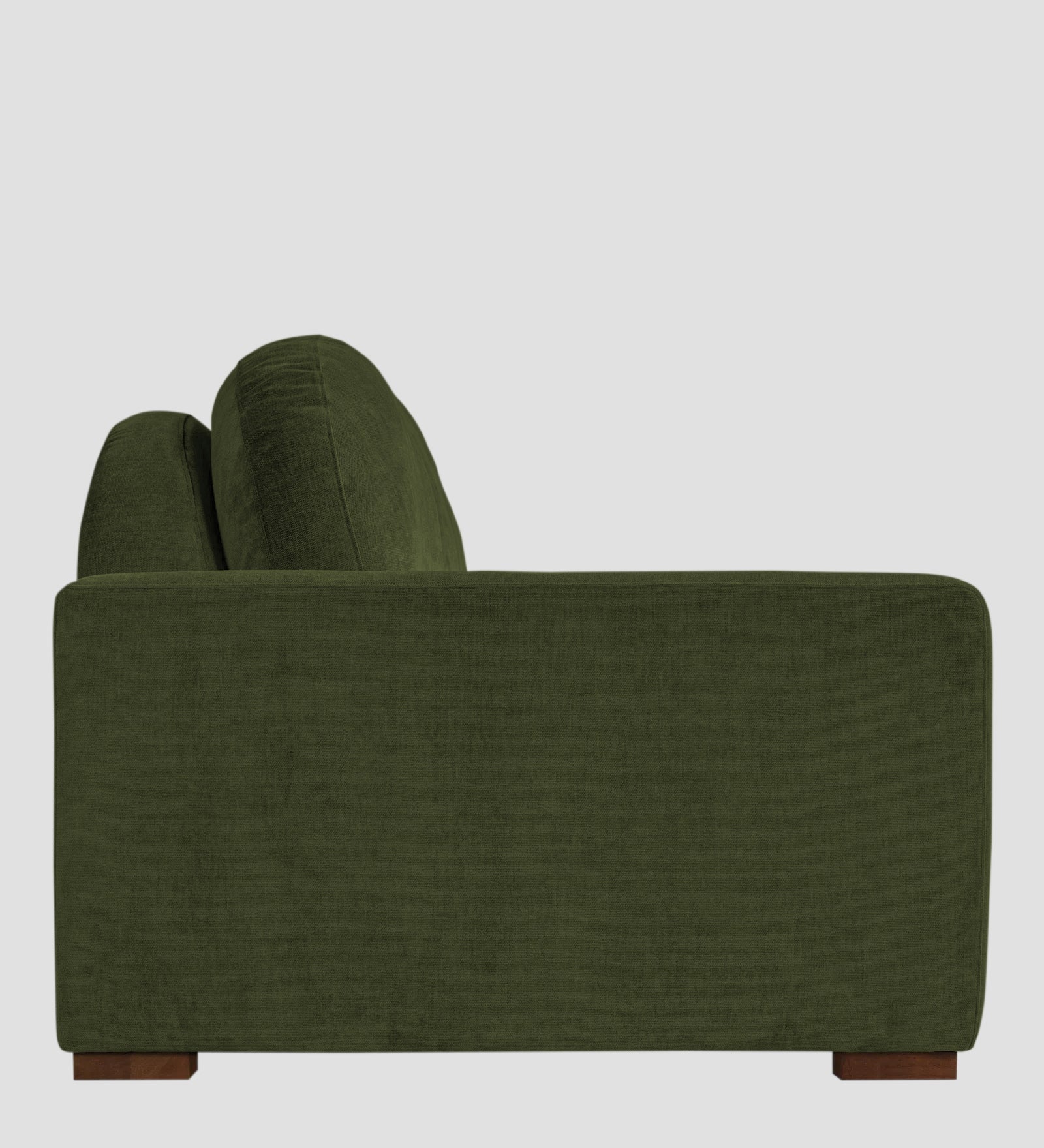 Dara Fabric 1 Seater Sofa In Olive Green Colour - Febonic Living