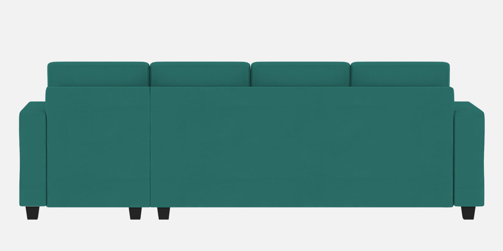 Nabi Fabric LHS Sectional Sofa (3+Lounger) In Sea Green Colour - Febonic Living