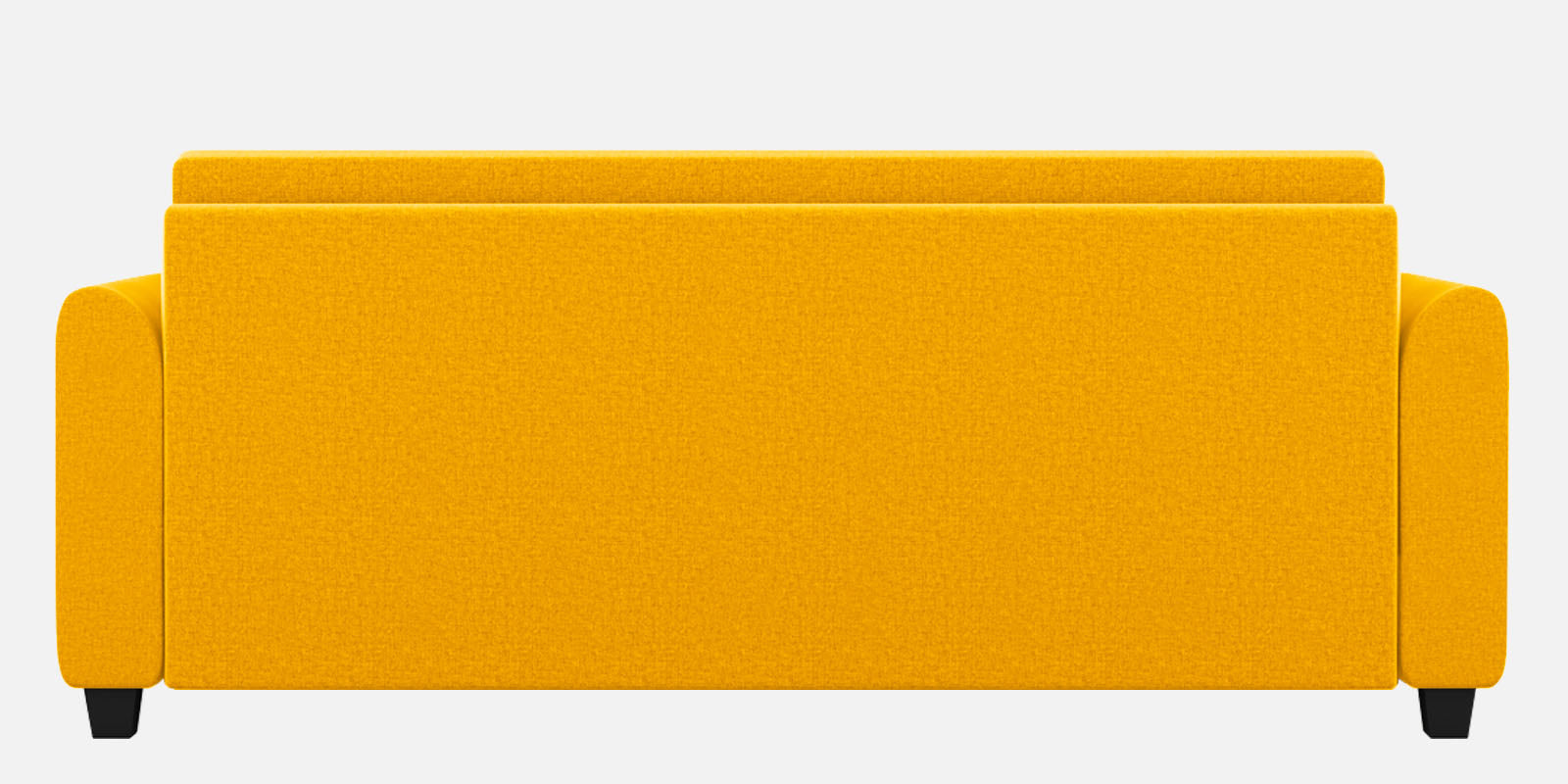 Cosmic Fabric 3 Seater Sofa In Bold Yellow Colour - Febonic Living