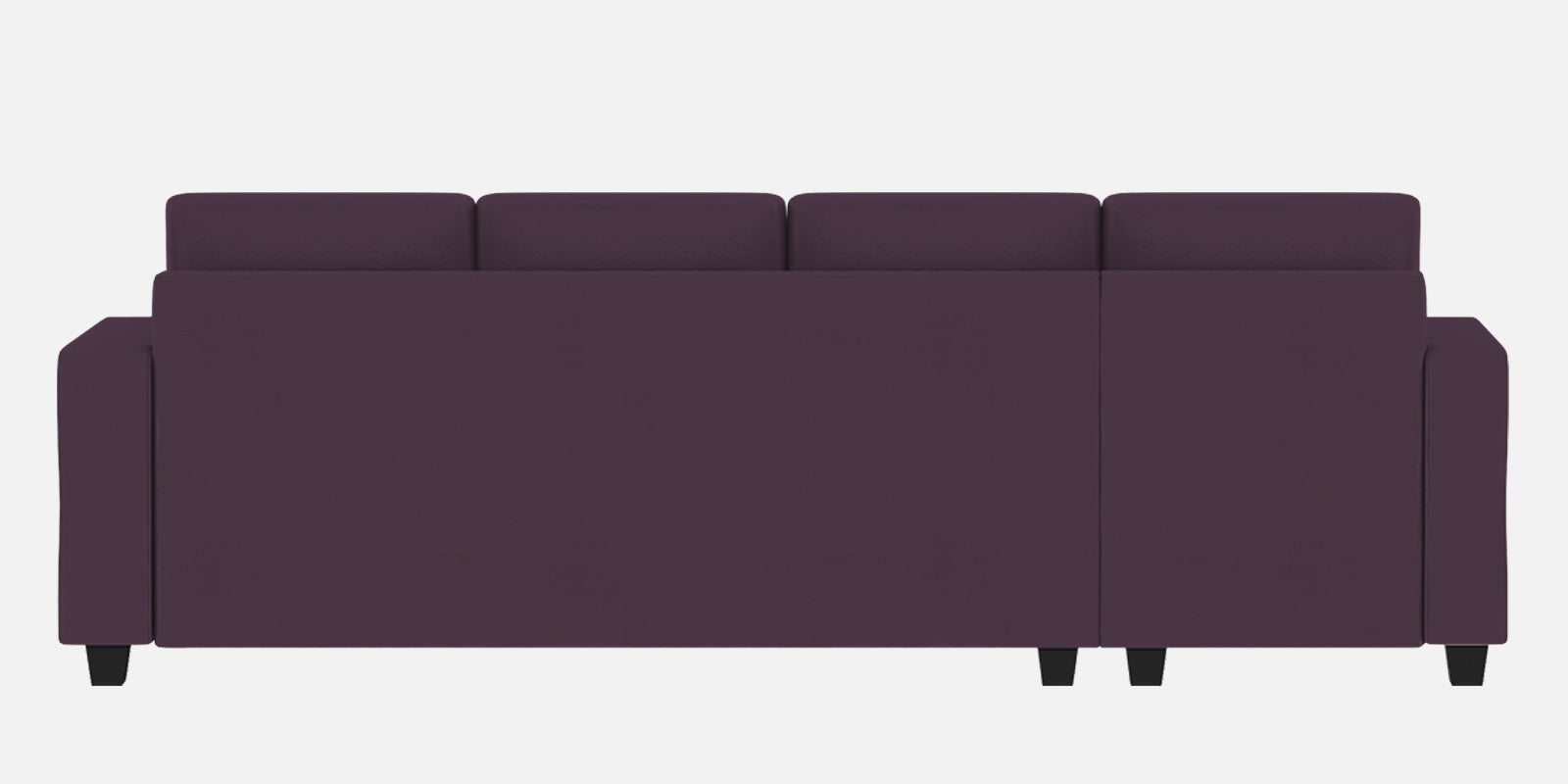 Nabi Fabric RHS Sectional Sofa (3+Lounger) In Greek Purple Colour - Febonic Living