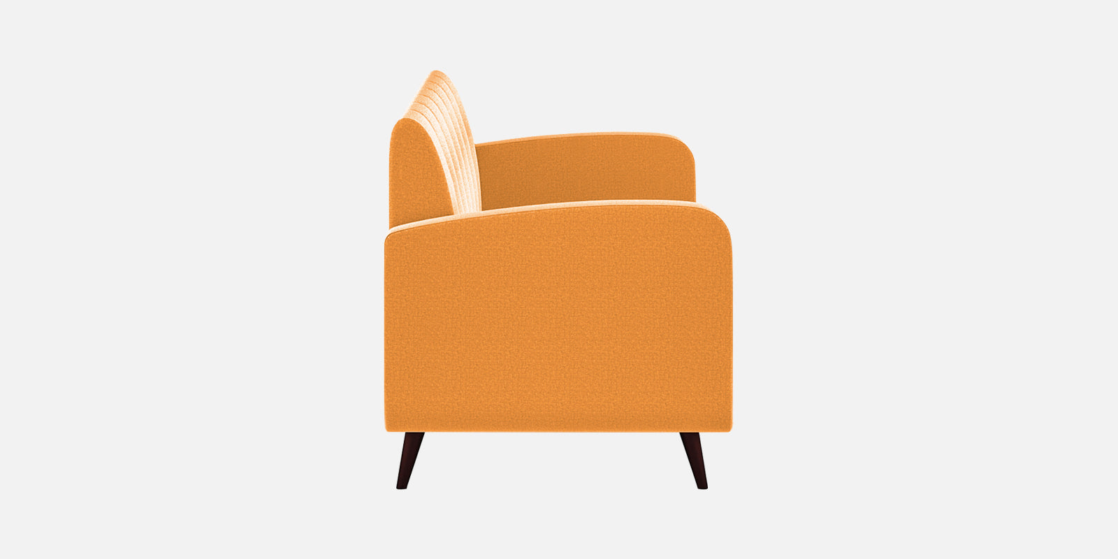 Wiki Velvet 3 Seater Sofa in Tangerine orange Colour