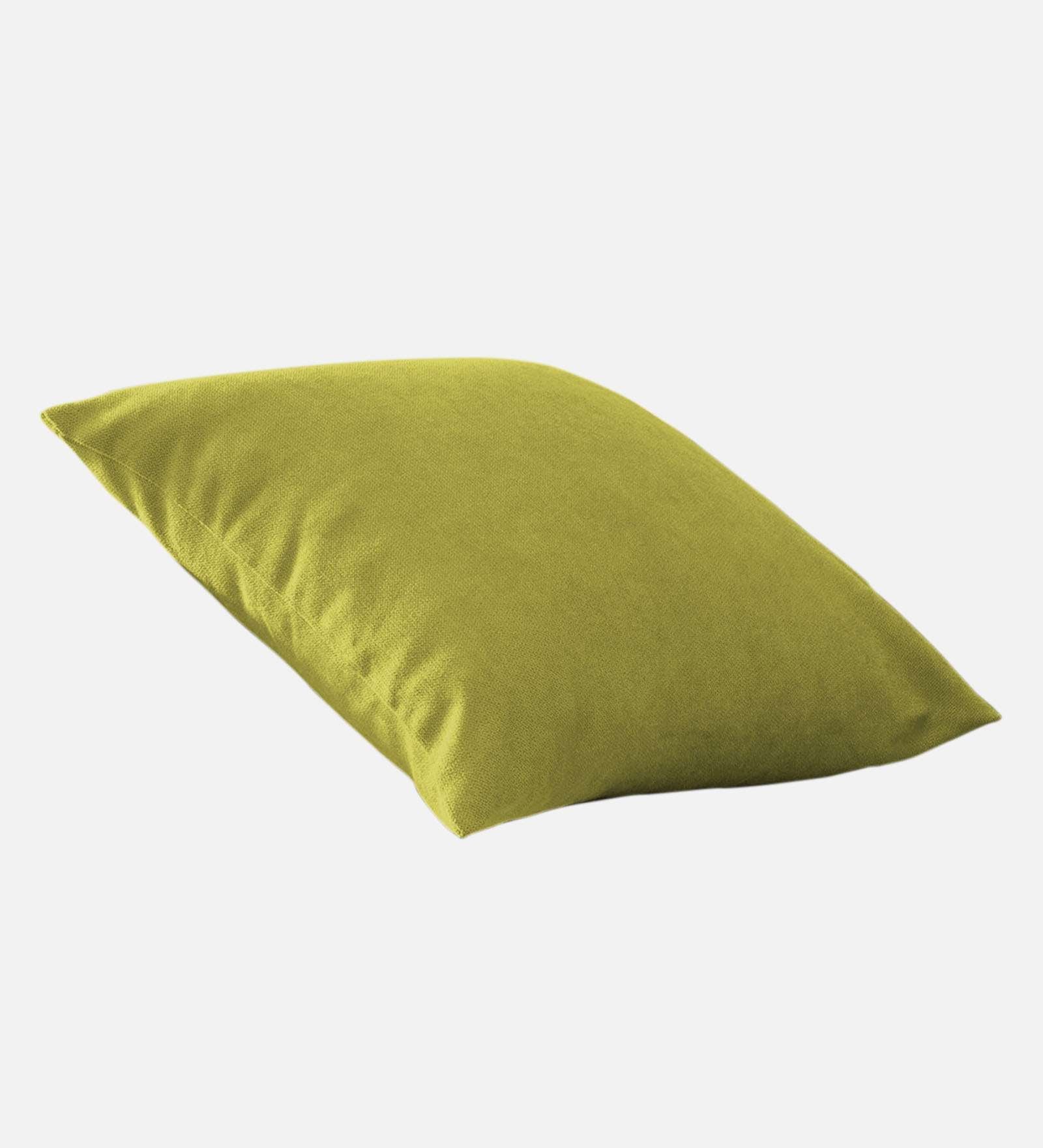 Kaya Fabric Geometric 20x20 inches Cushion + Covers (Pack of 2) In Parrot Green Colour - Febonic Living