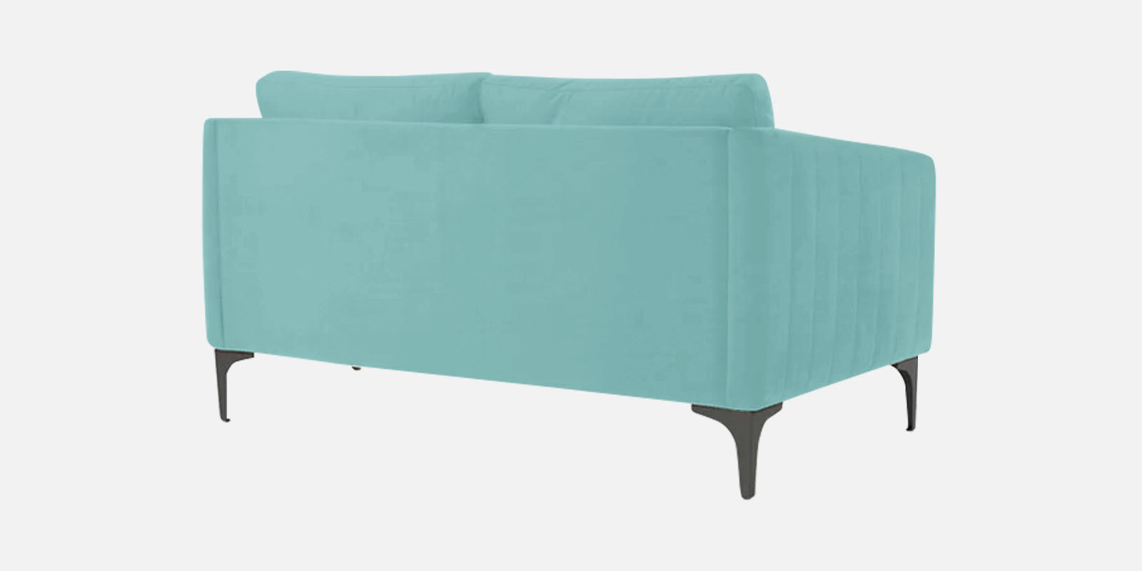 Haru Velvet 2 Seater Sofa In Barmunda Aqua Colour - Febonic Living