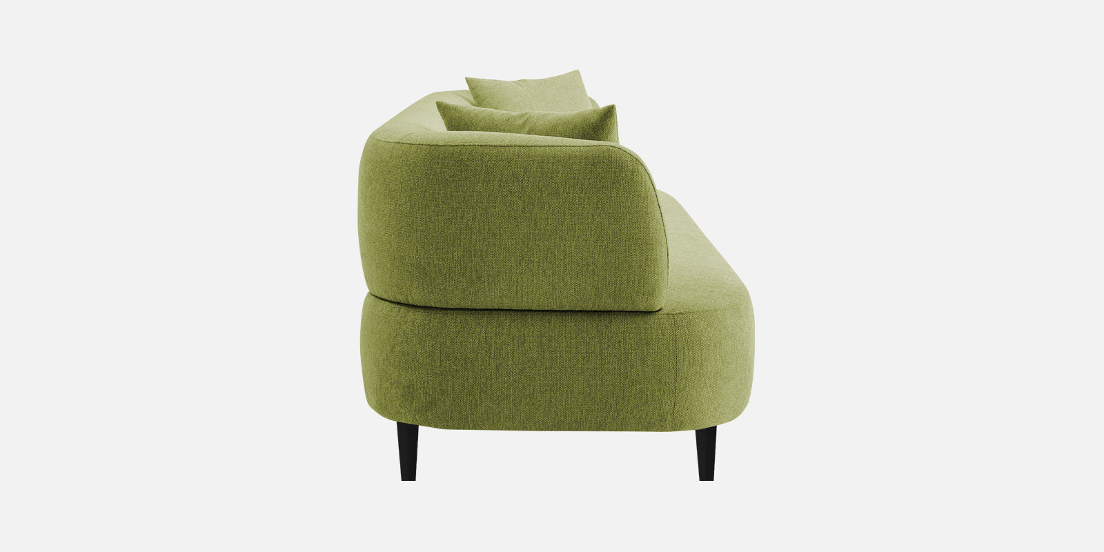 Carson Fabric 3 Seater Sofa In Lime Green Colour - Febonic Living