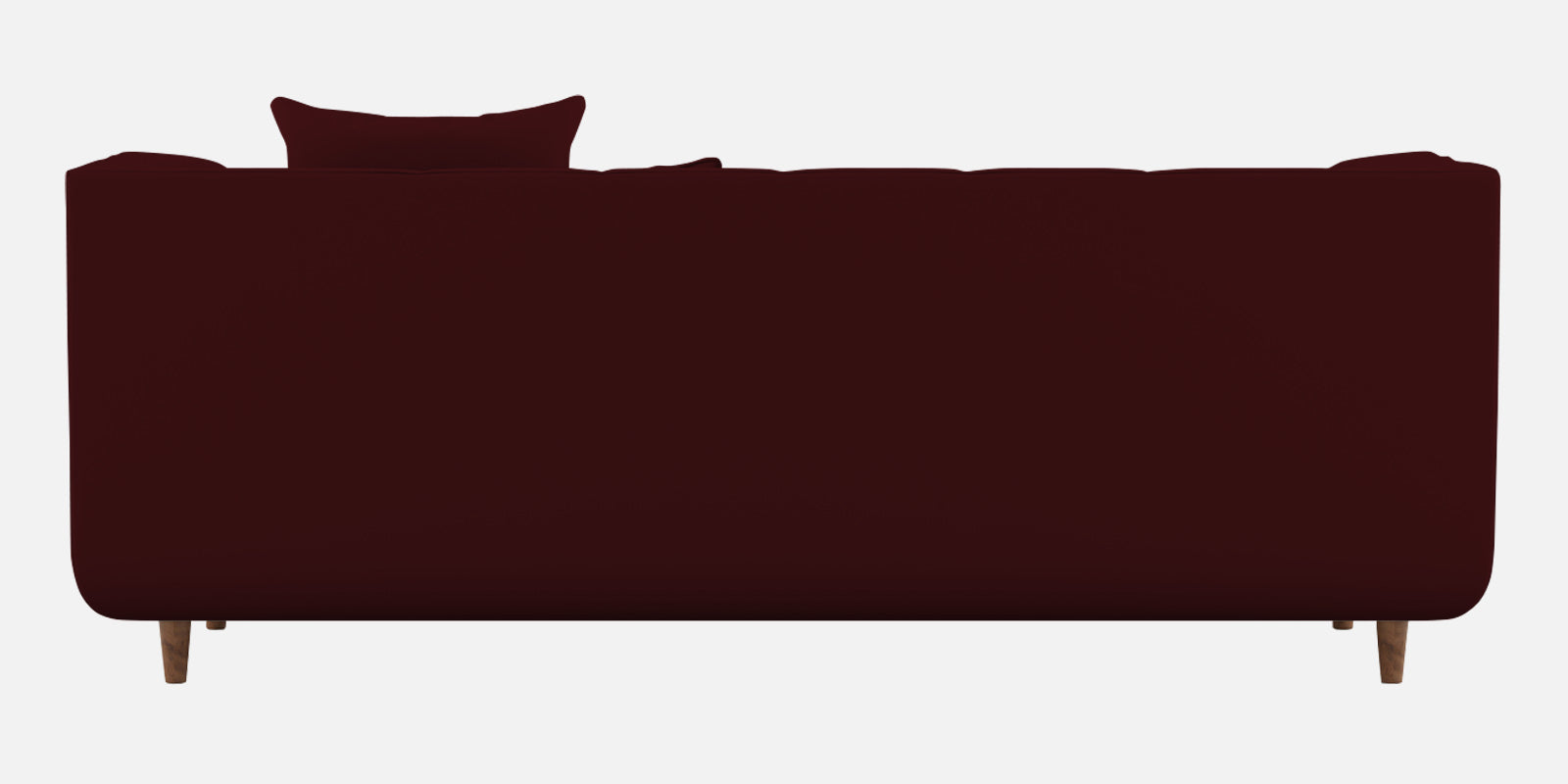 Sumo Velvet 3 Seater Sofa In Dark Maroon Colour - Febonic Living