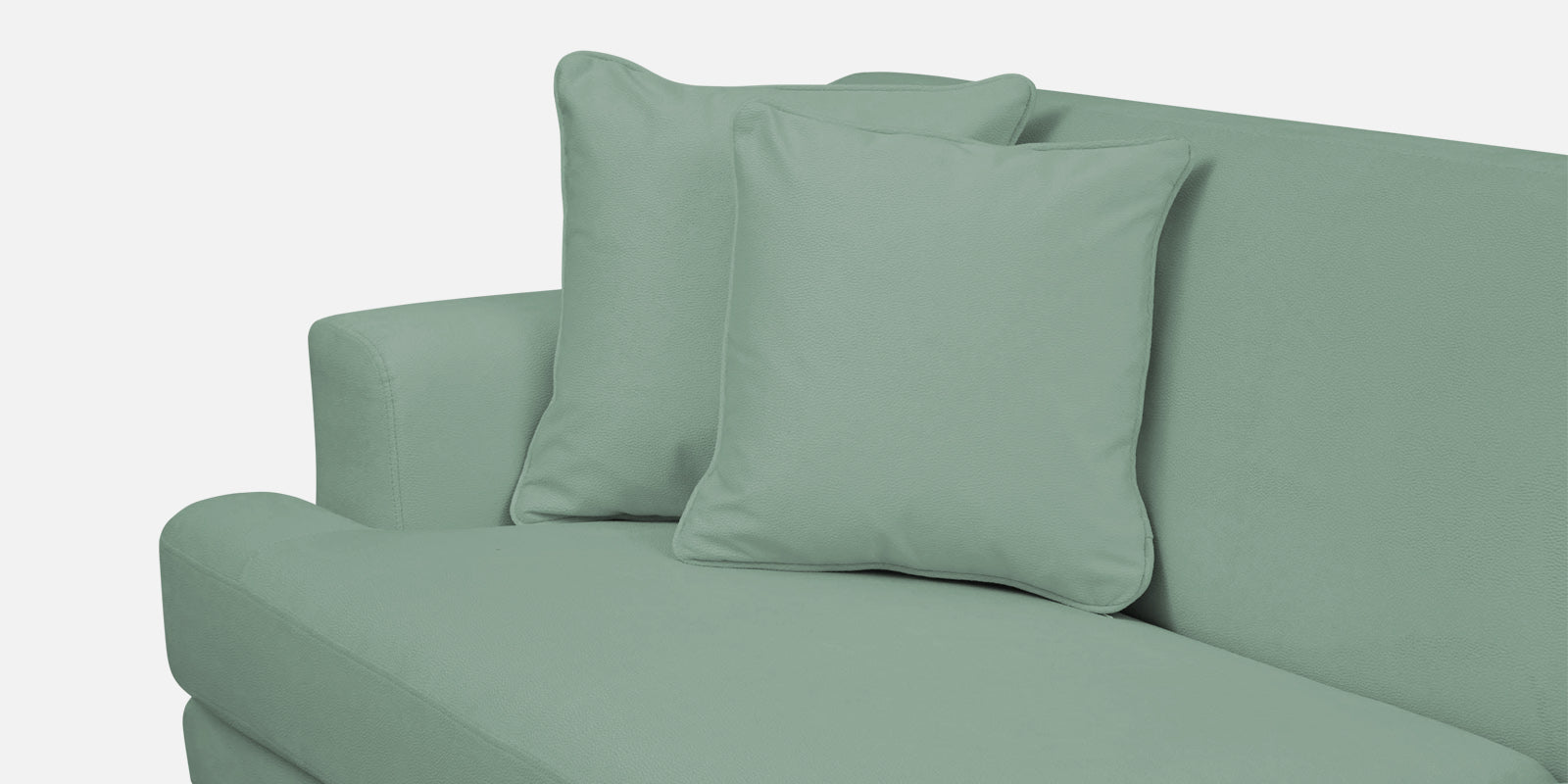 Woody Fabric 2 Seater Sofa In Mist Blue Colour - Febonic Living