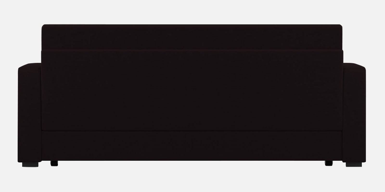 Calra Fabric 3 Seater Pull Out Sofa Cum Bed In Cara Brown Colour With Storage - Febonic Living