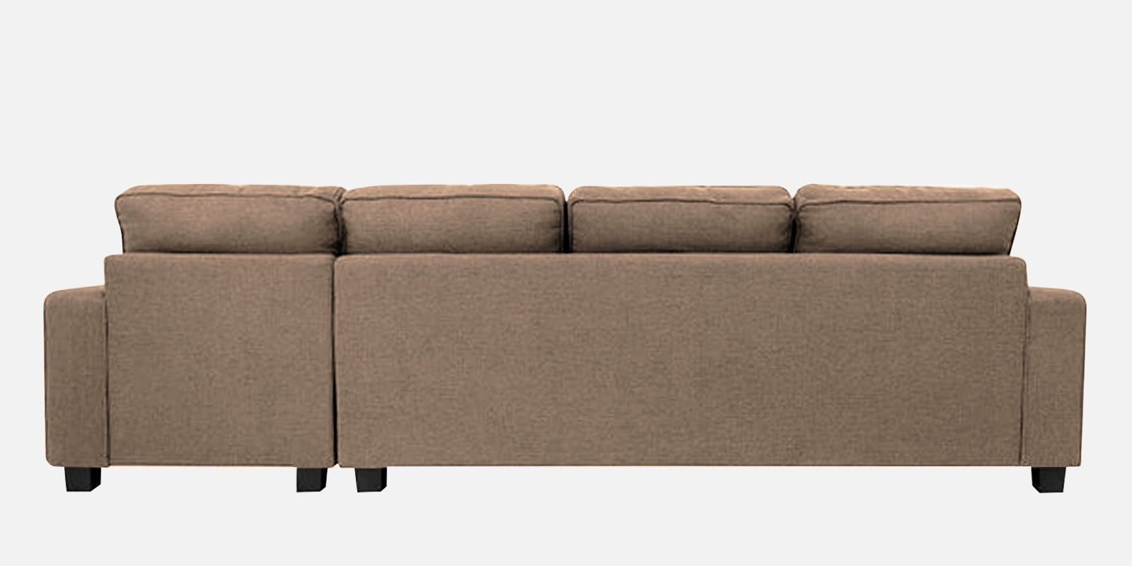 Ladybug Fabric RHS Sectional Sofa (3+Lounger) In Cookie Beige Colour - Febonic Living