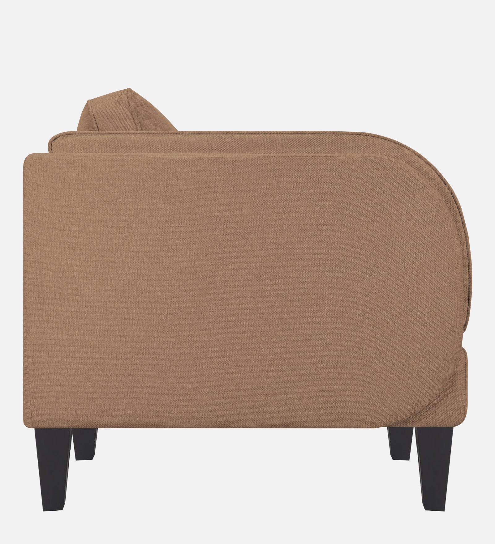 Siddy Fabric 1 Seater Sofa In Cookie Beige Colour - Febonic Living