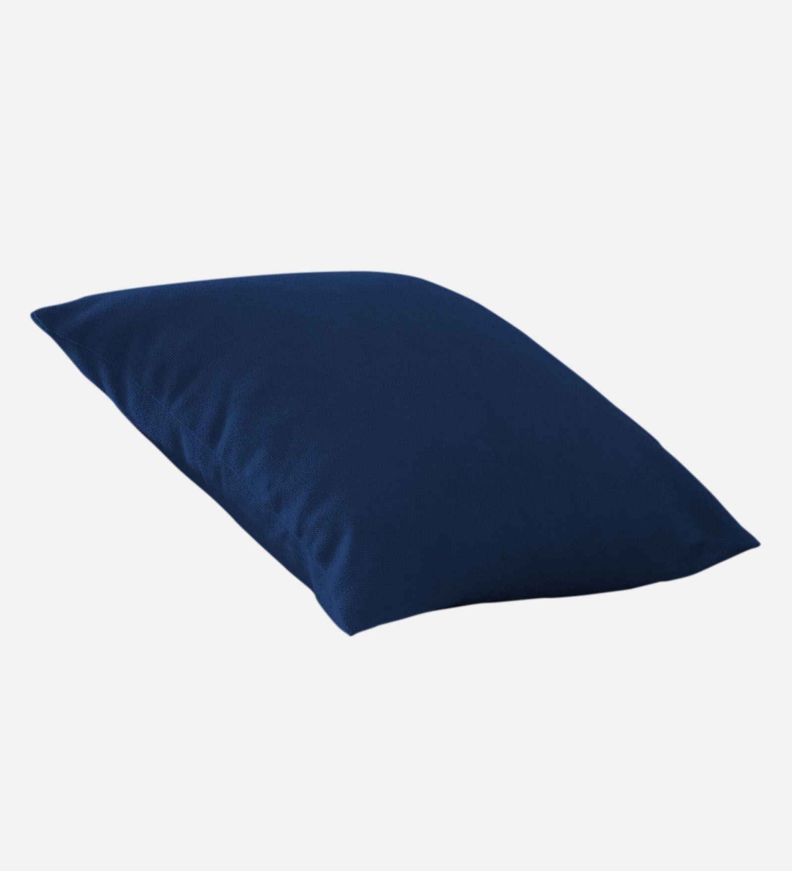 Kaya Fabric Geometric 20x20 inches Cushion + Covers (Pack of 2) In Royal Blue Colour - Febonic Living
