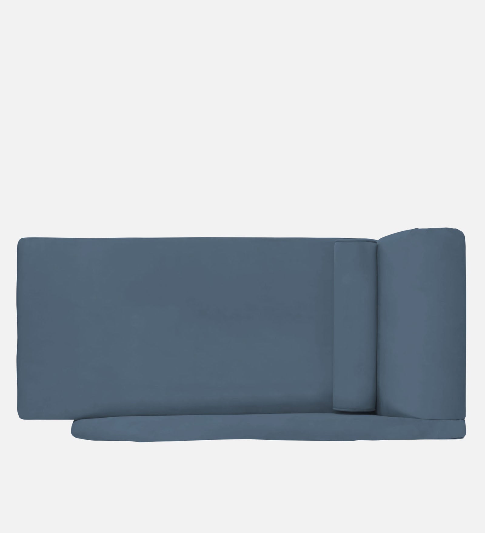 Rana Velvet LHS Chaise Lounger In Oxford Blue Colour - Febonic Living