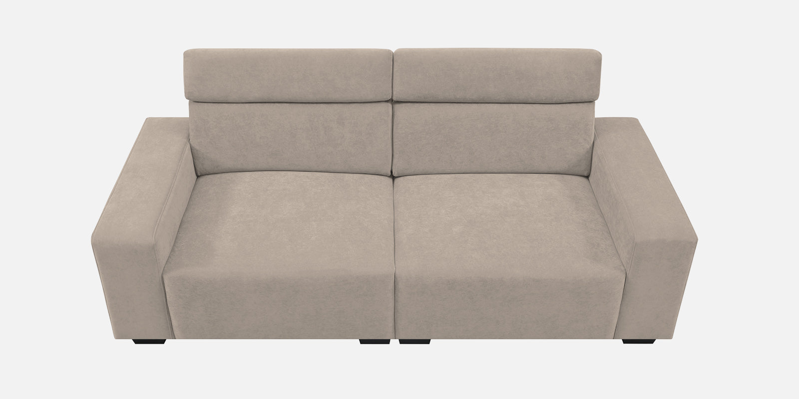 Hiro Fabric 2 Seater Sofa In Oat Beige Colour - Febonic Living