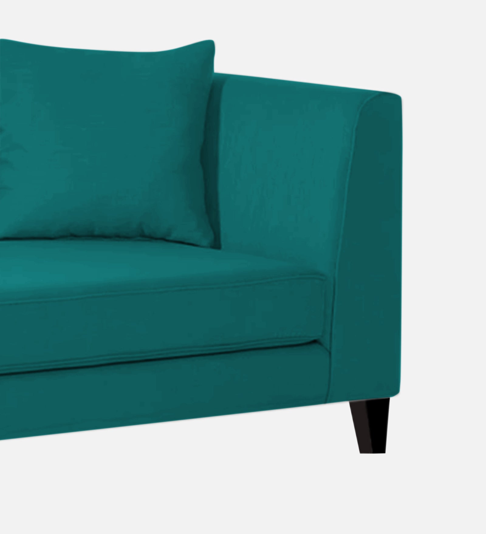 Louis Fabric LHS Chaise Lounger In Sea Green Colour - Febonic Living