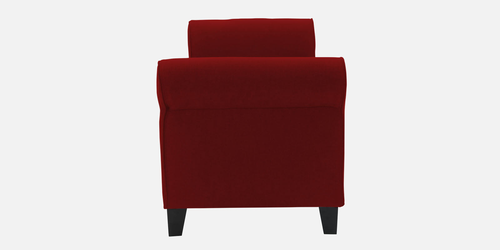 Molo Fabric 3 Seater Recamier In Blood Maroon Colour With Storage - Febonic Living