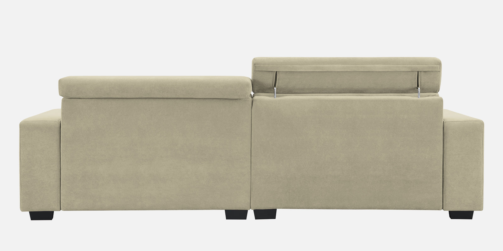 Hiro Fabric 3 Seater Sofa In Carnival Beige Colour - Febonic Living
