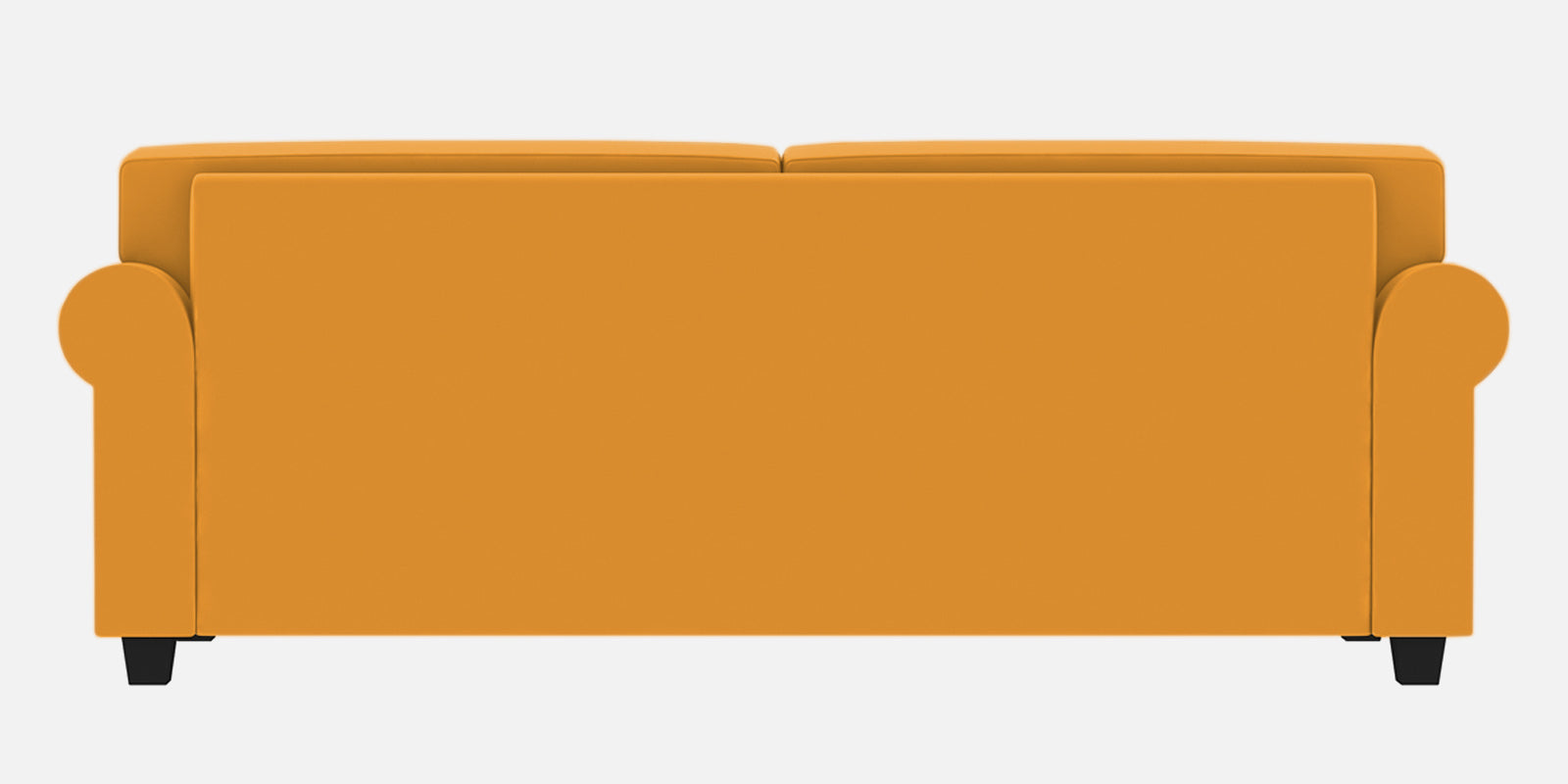 Numonk Velvet 3 Seater Sofa In Safforn Yellow Colour - Febonic Living