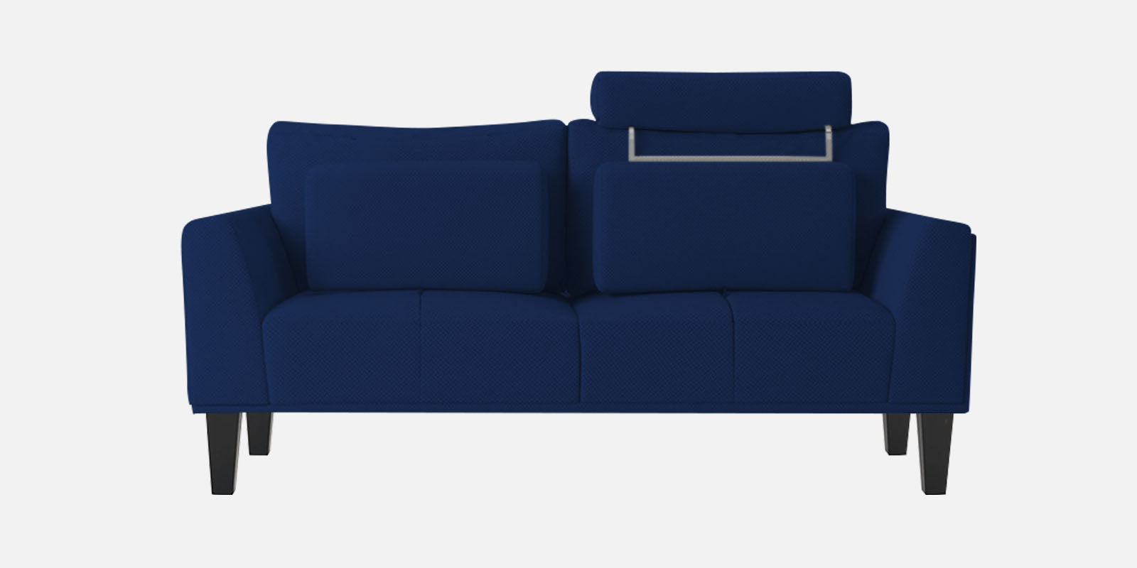 Como Fabric 2 Seater Sofa In Royal Blue Colour - Febonic Living