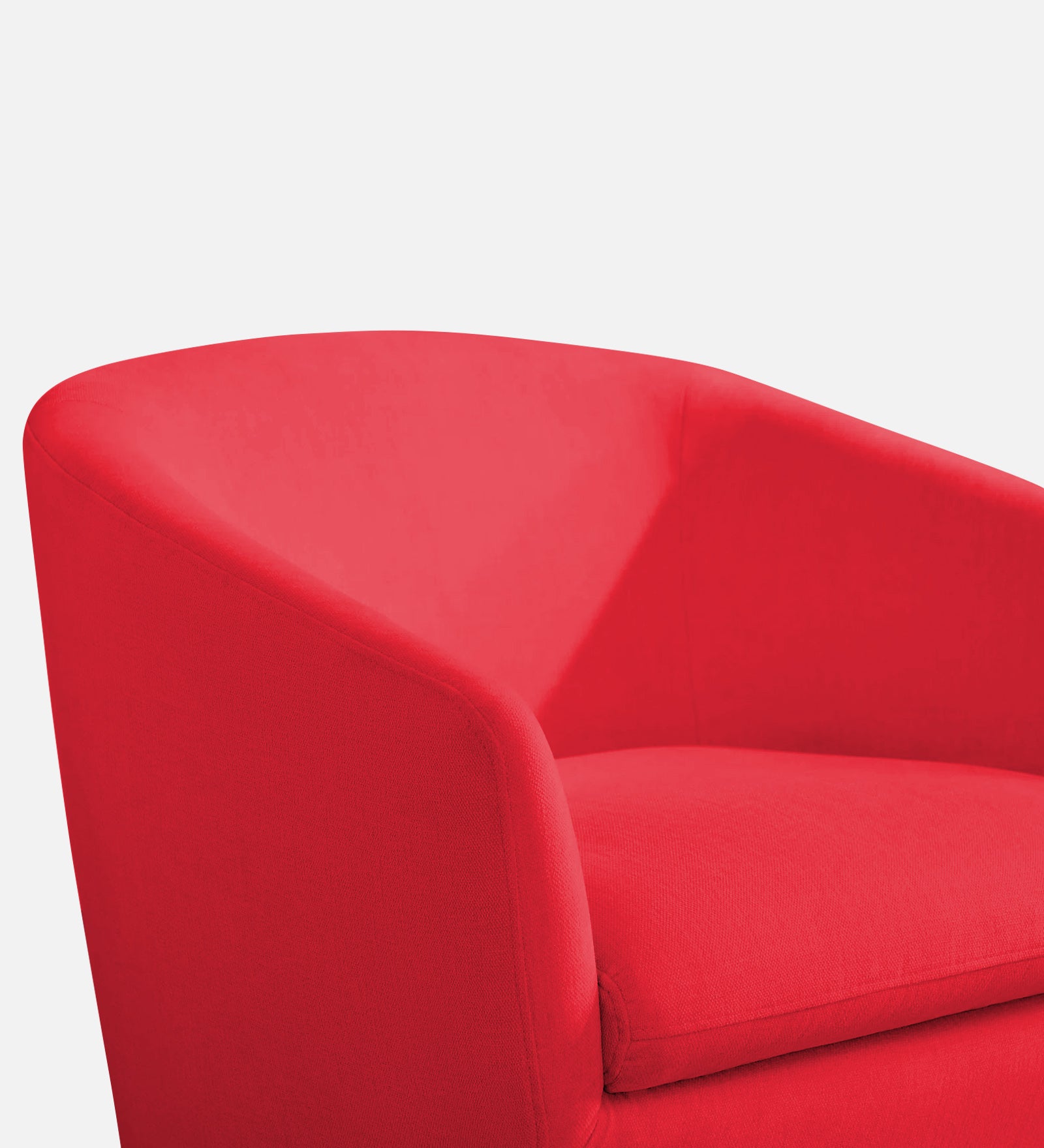 Haddie Velvet Swivel Chair In Ox Blood Maroon Colour - Febonic Living