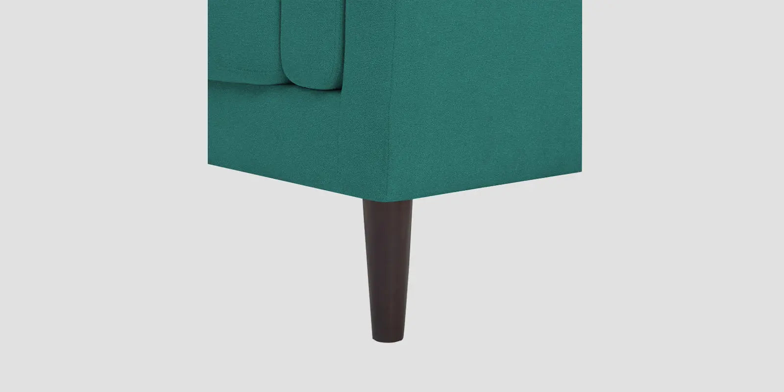 Creata Fabric RHS Sectional Sofa (2+Lounger) In Sea Green Colour Febonic Living