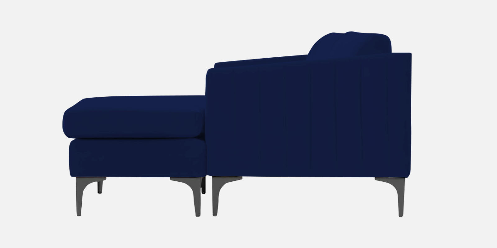Haru Fabric RHS Sectional Sofa (2+Lounger) In Imperial Blue Colour - Febonic Living
