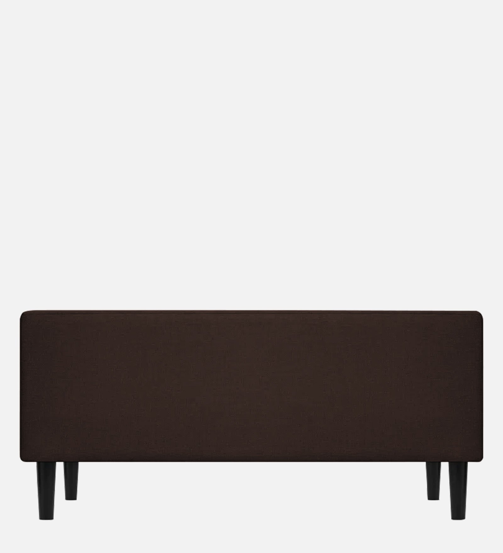 Maya Fabric Bench In Coffee Brown Colour - Febonic Living